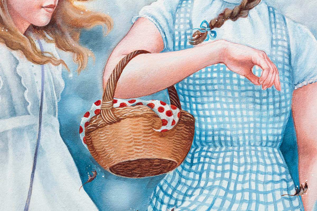 The Three Heroines - Original by artist Kerry Darlington - Wyecliffe Galleries