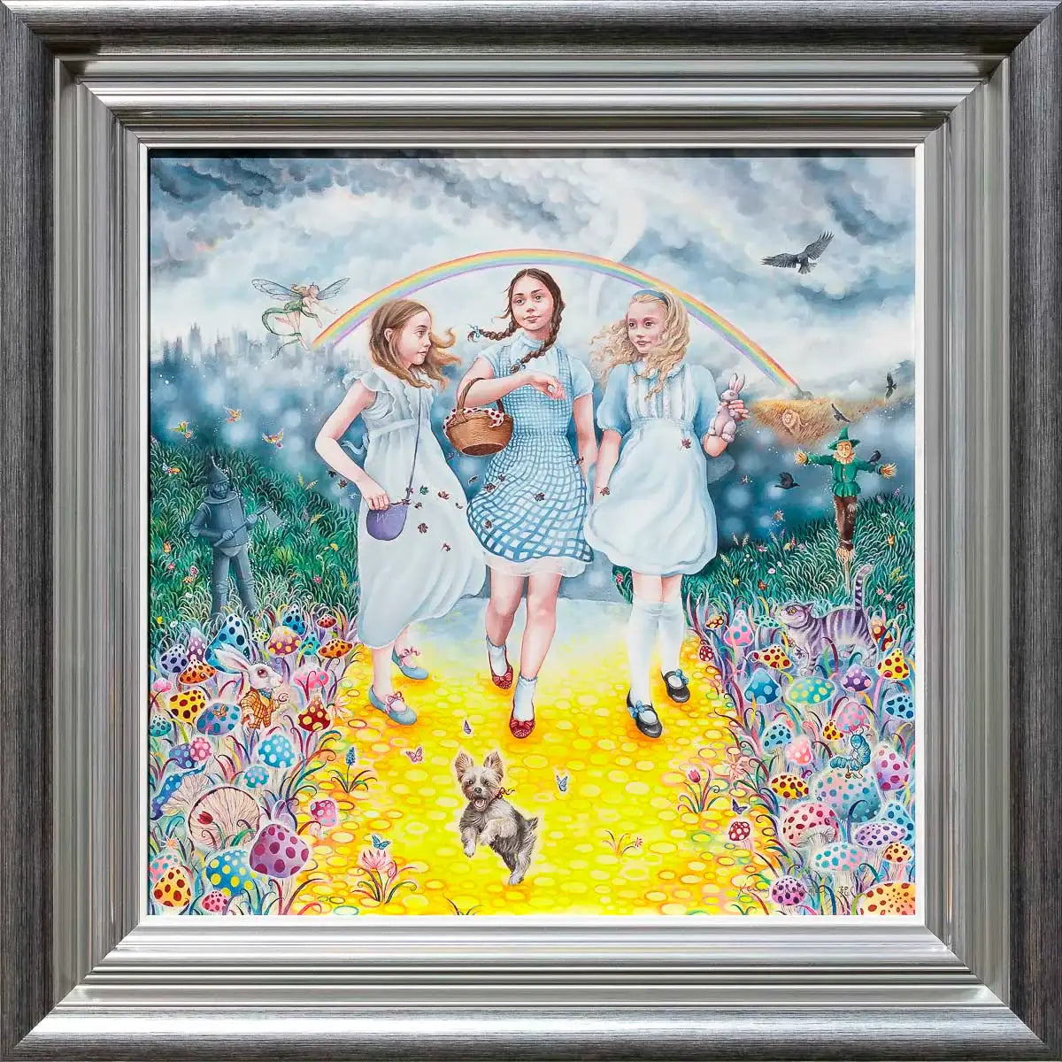 The Three Heroines - Original by artist Kerry Darlington - Wyecliffe Galleries