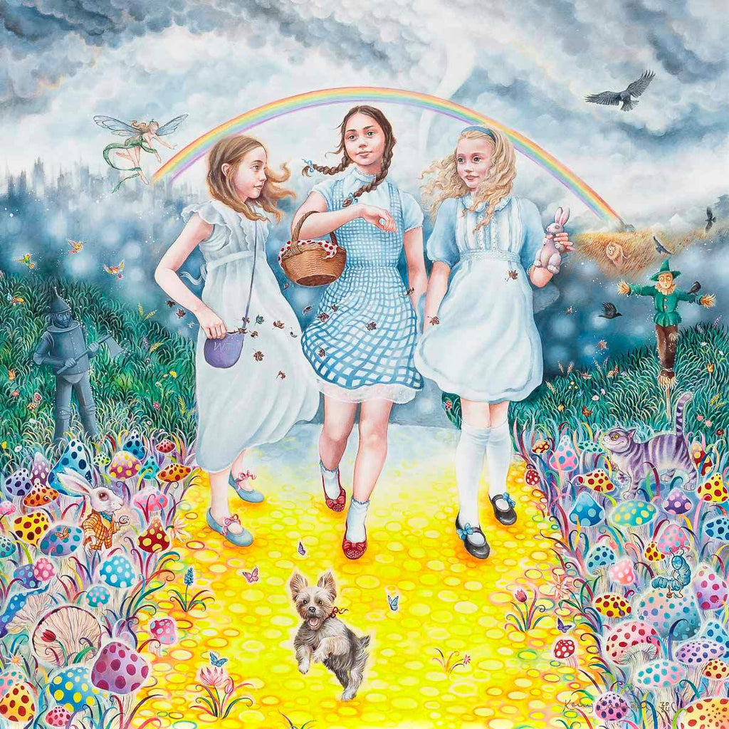 The Three Heroines - Original by artist Kerry Darlington - Wyecliffe Galleries