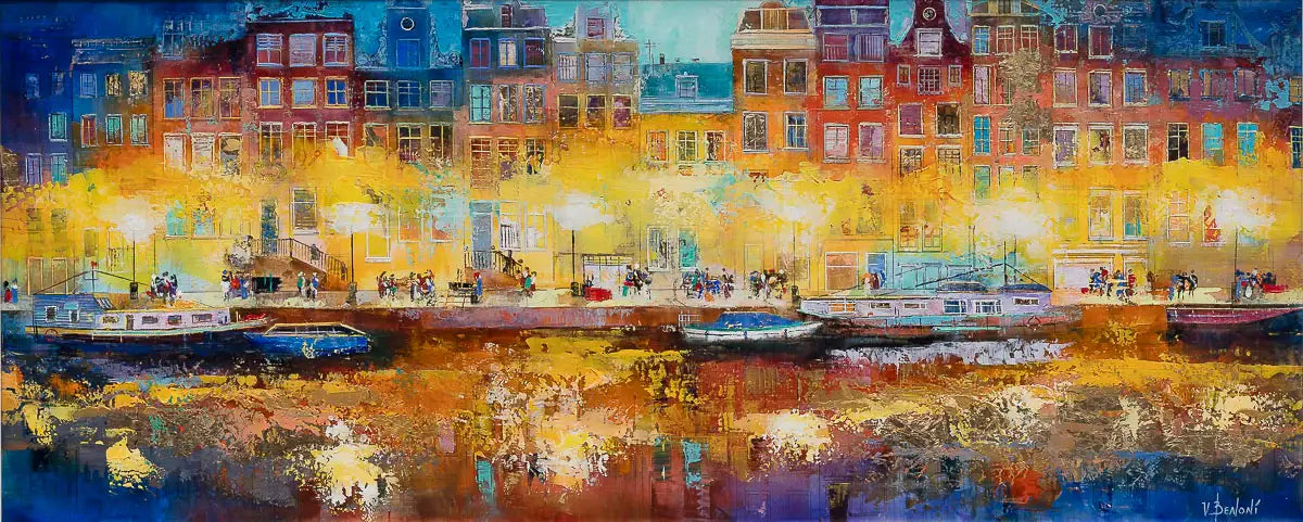 Twilight In The City Of Canals -  Original