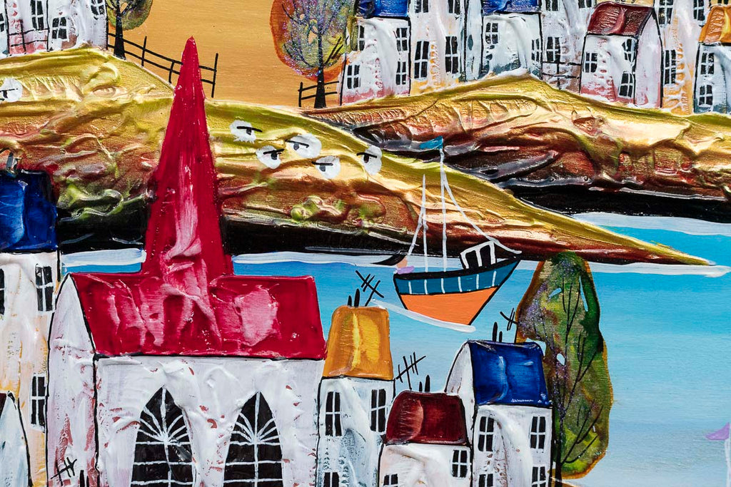 Village Life, Beach Vibes - Original