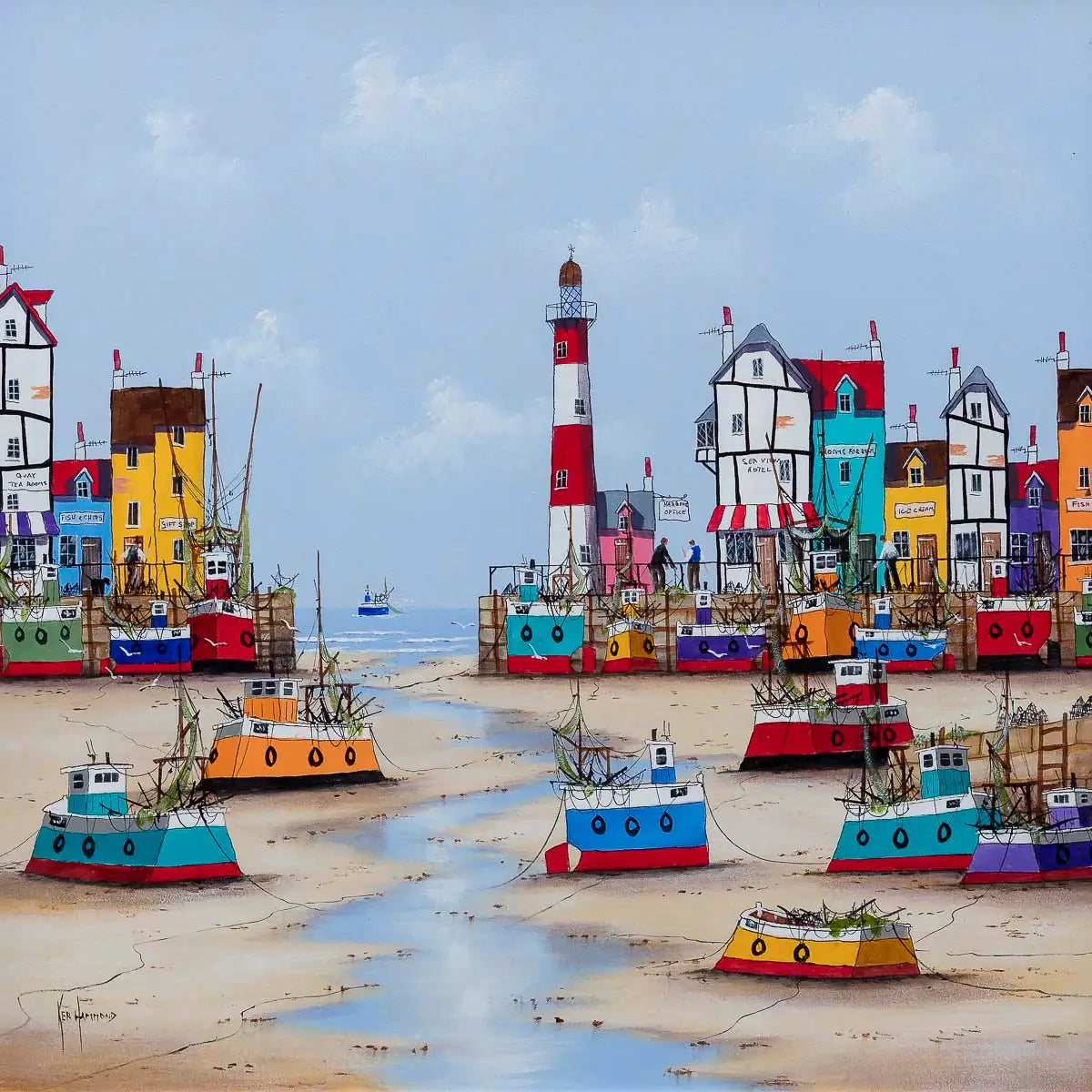 Waiting For The Tide - Original - SOLD