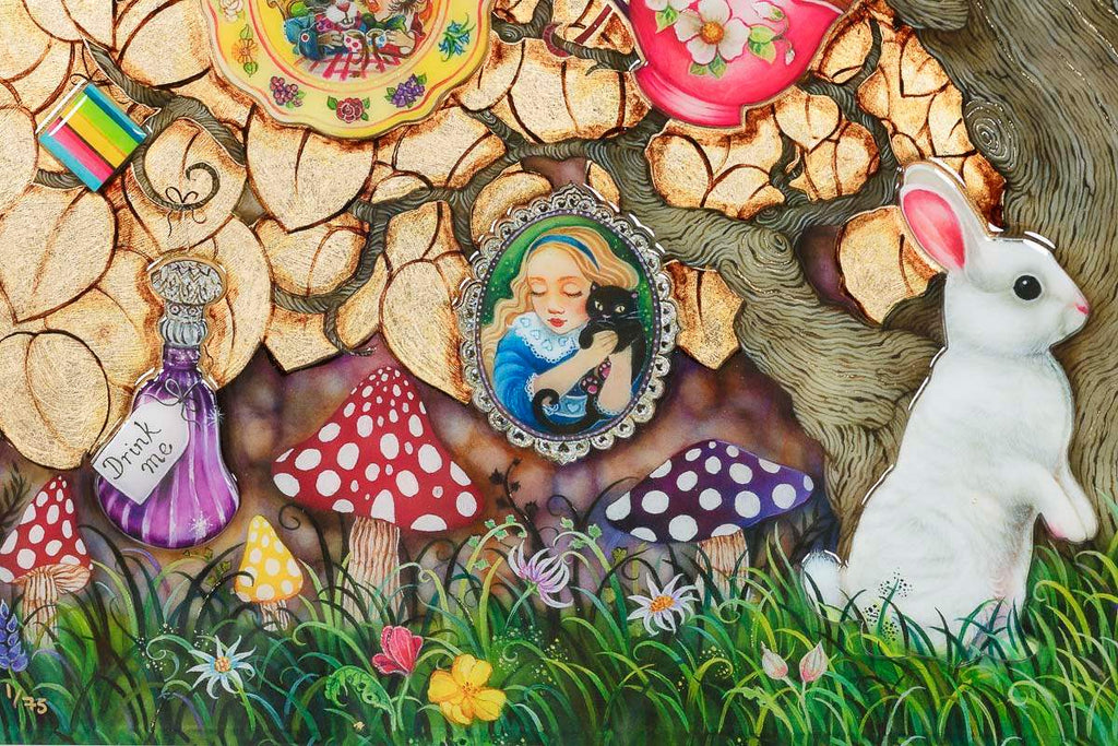 What Alice Found There - Edition by artist Kerry Darlington - Wyecliffe Galleries