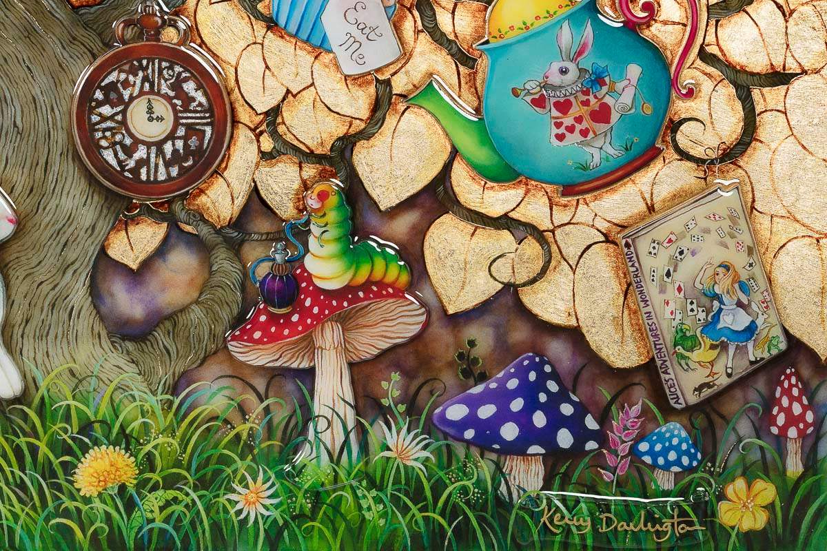 What Alice Found There - Edition by artist Kerry Darlington - Wyecliffe Galleries