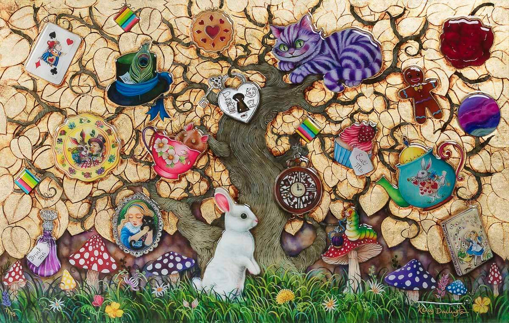 What Alice Found There - Edition by artist Kerry Darlington - Wyecliffe Galleries