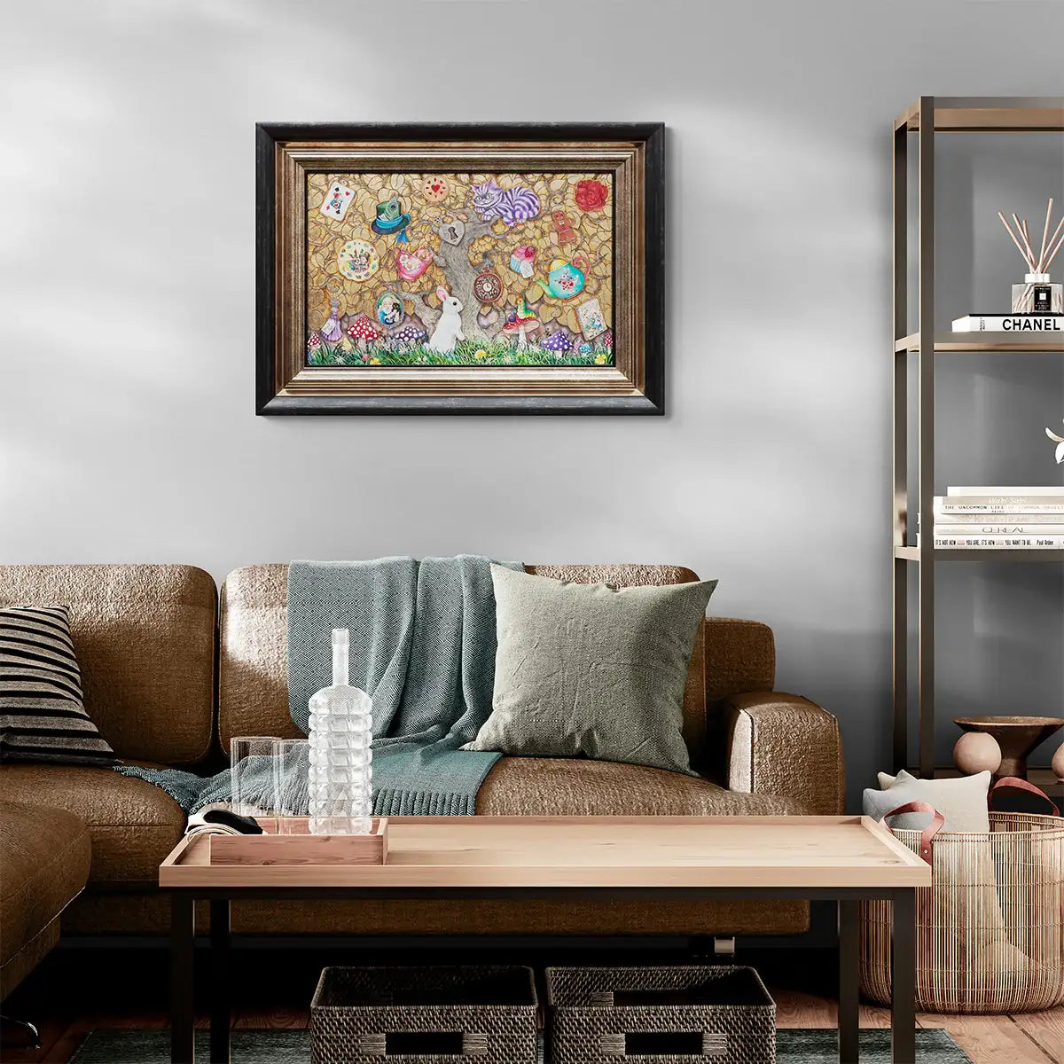 What Alice Found There - Original by artist Kerry Darlington - Wyecliffe Galleries
