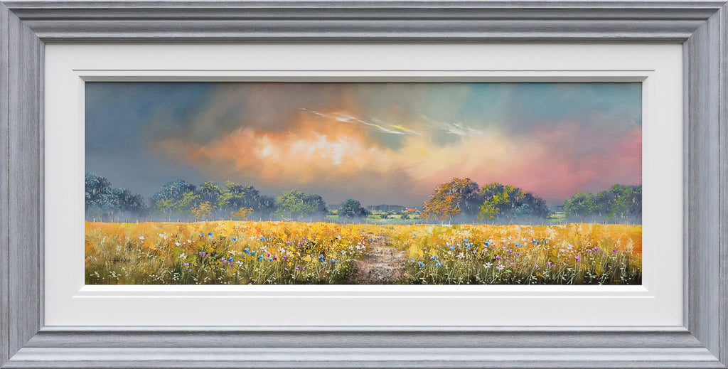 Wildflowers Beneath A Canvas Of Light - Original