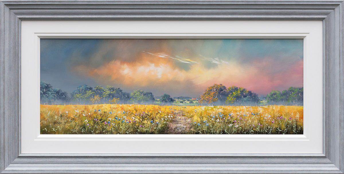 Wildflowers Beneath A Canvas Of Light - Original