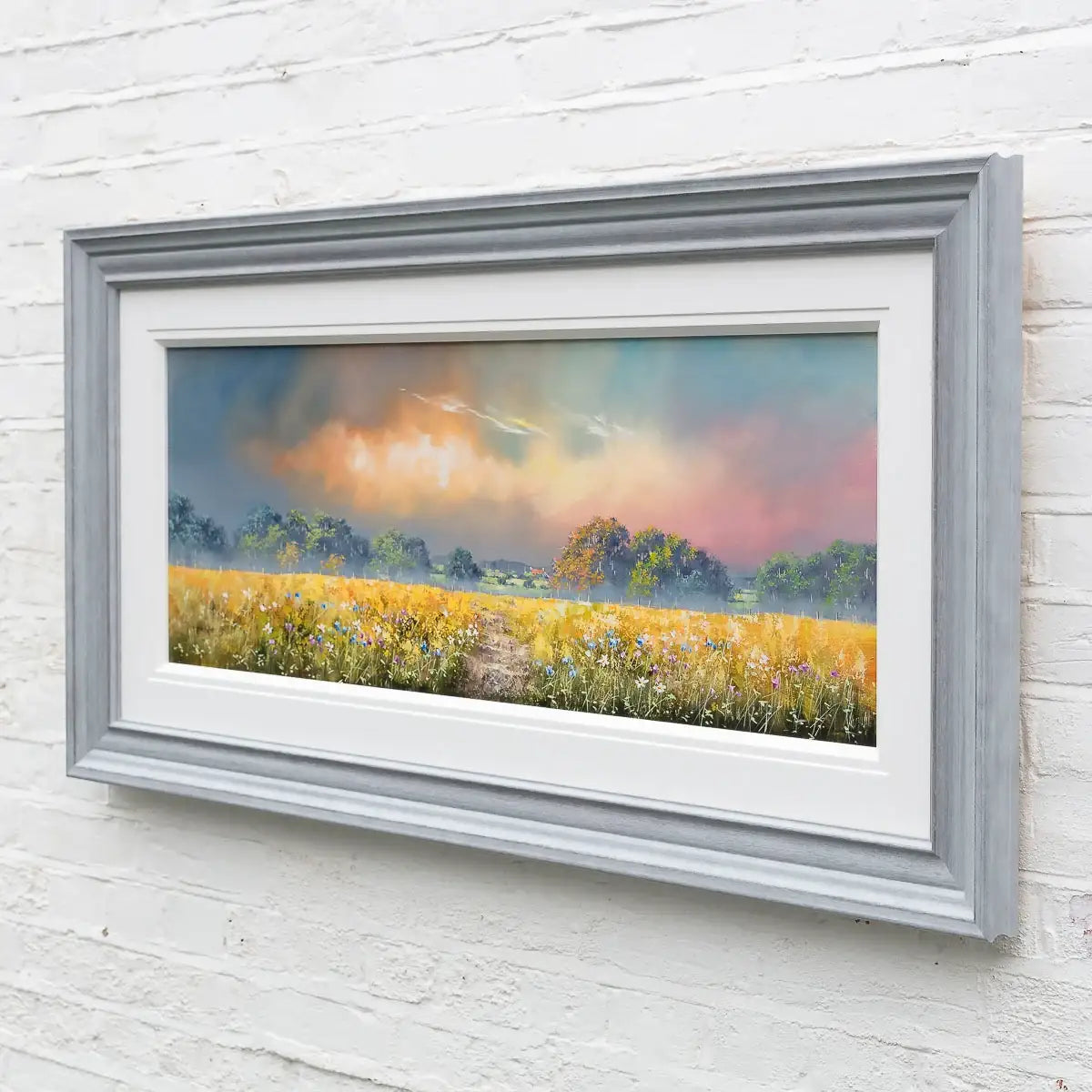 Wildflowers Beneath A Canvas Of Light - Original
