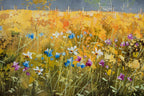 Wildflowers Beneath A Canvas Of Light - Original