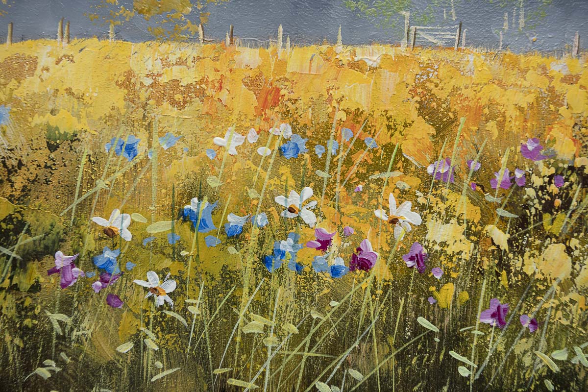 Wildflowers Beneath A Canvas Of Light - Original