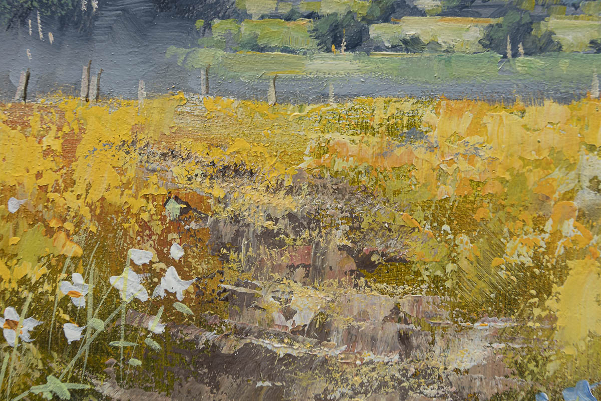 Wildflowers Beneath A Canvas Of Light - Original