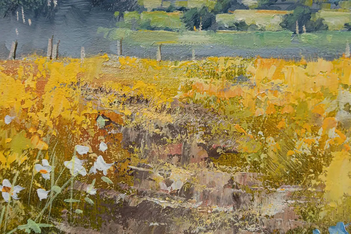 Wildflowers Beneath A Canvas Of Light - Original