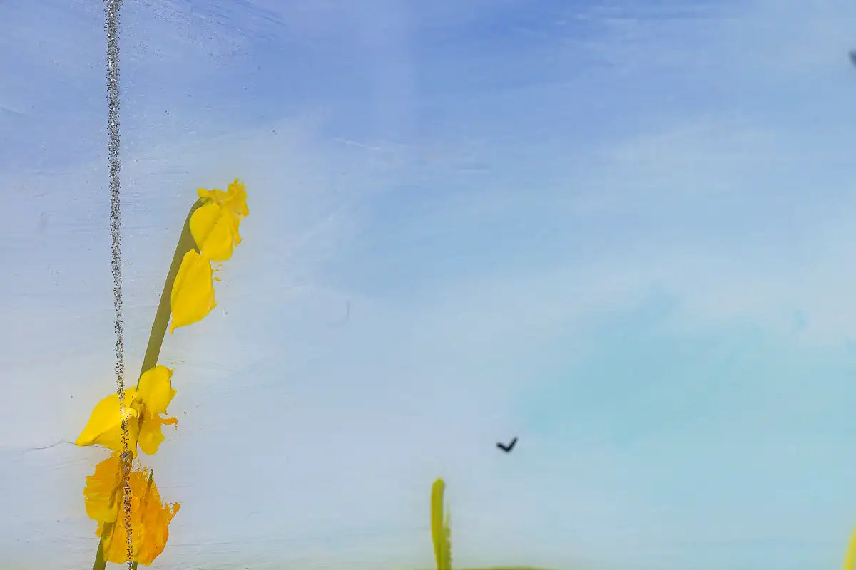 Wildflowers Dancing On The Edge Of The Sea - Original