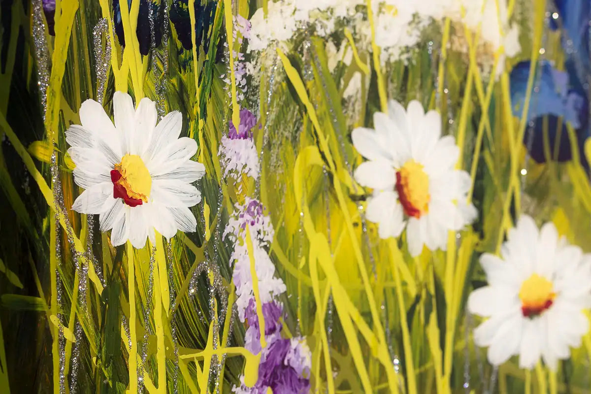 Wildflowers Dancing On The Edge Of The Sea - Original