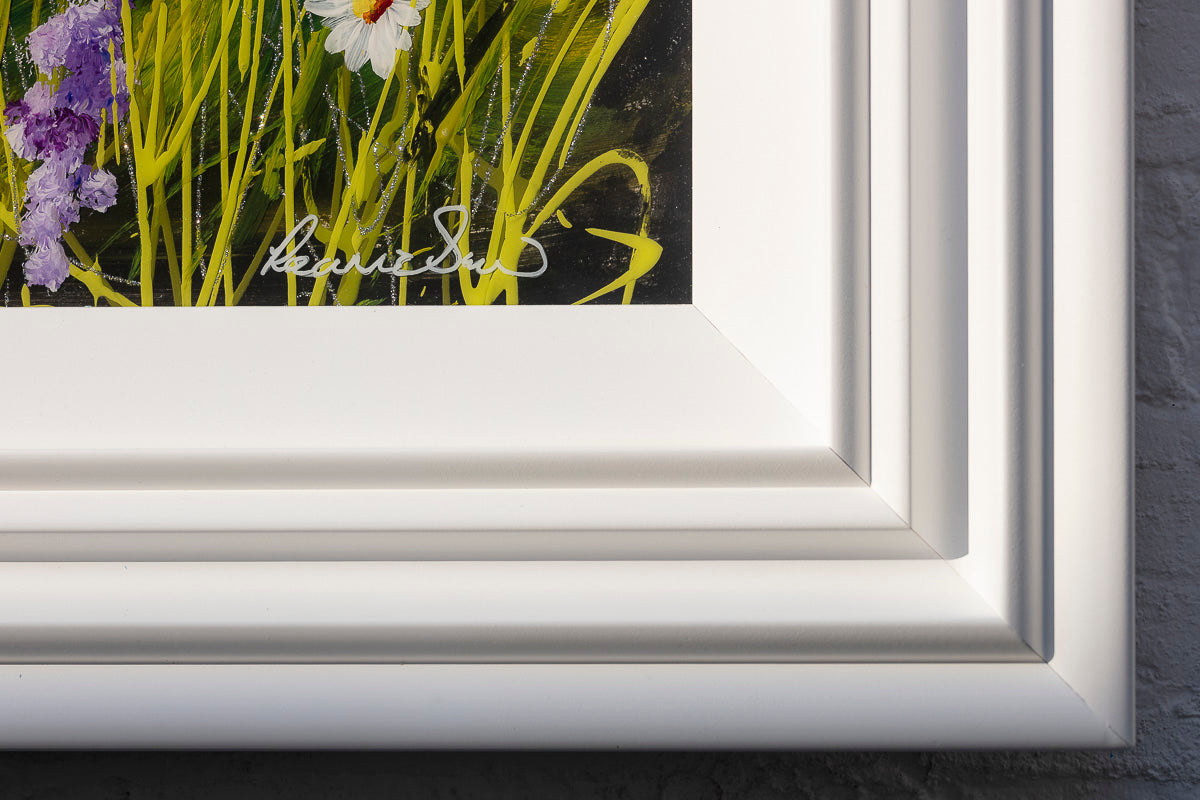 Wildflowers Dancing On The Edge Of The Sea - Original