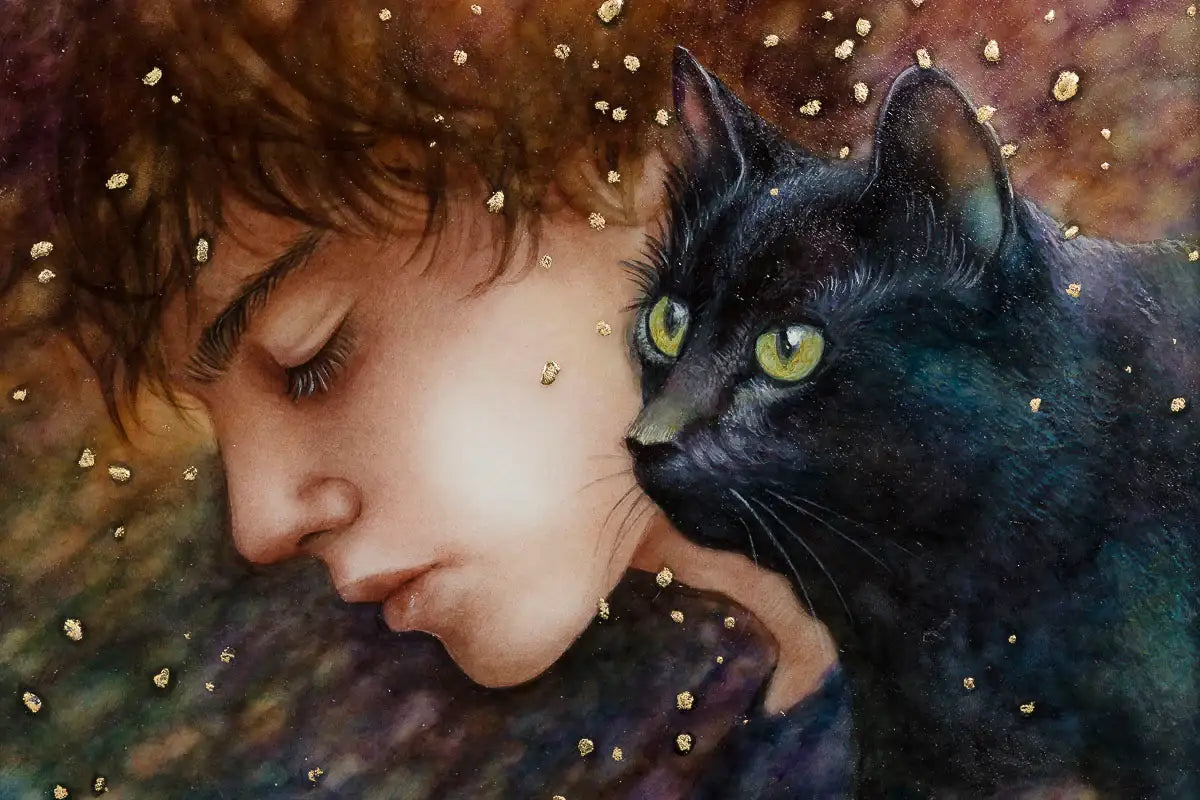 Lyra and Will - Original SET - SOLD by artist Kerry Darlington - Wyecliffe Galleries