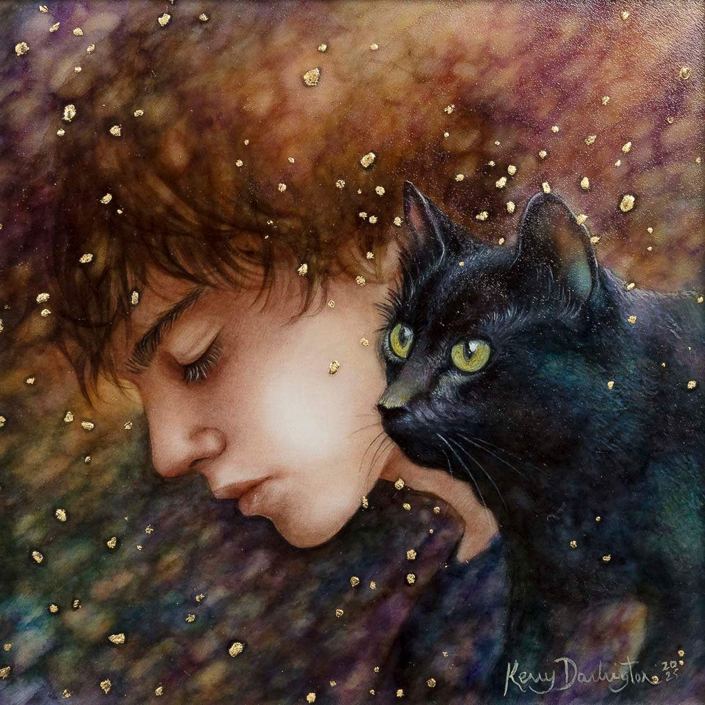 Lyra and Will - Original SET - SOLD by artist Kerry Darlington - Wyecliffe Galleries