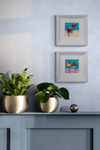 Winter Friends - Original by artist Kerry Darlington - Wyecliffe Galleries