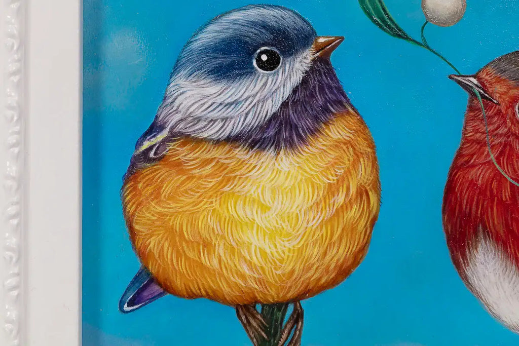 Winter Joy - Original - SOLD by artist Kerry Darlington - Wyecliffe Galleries