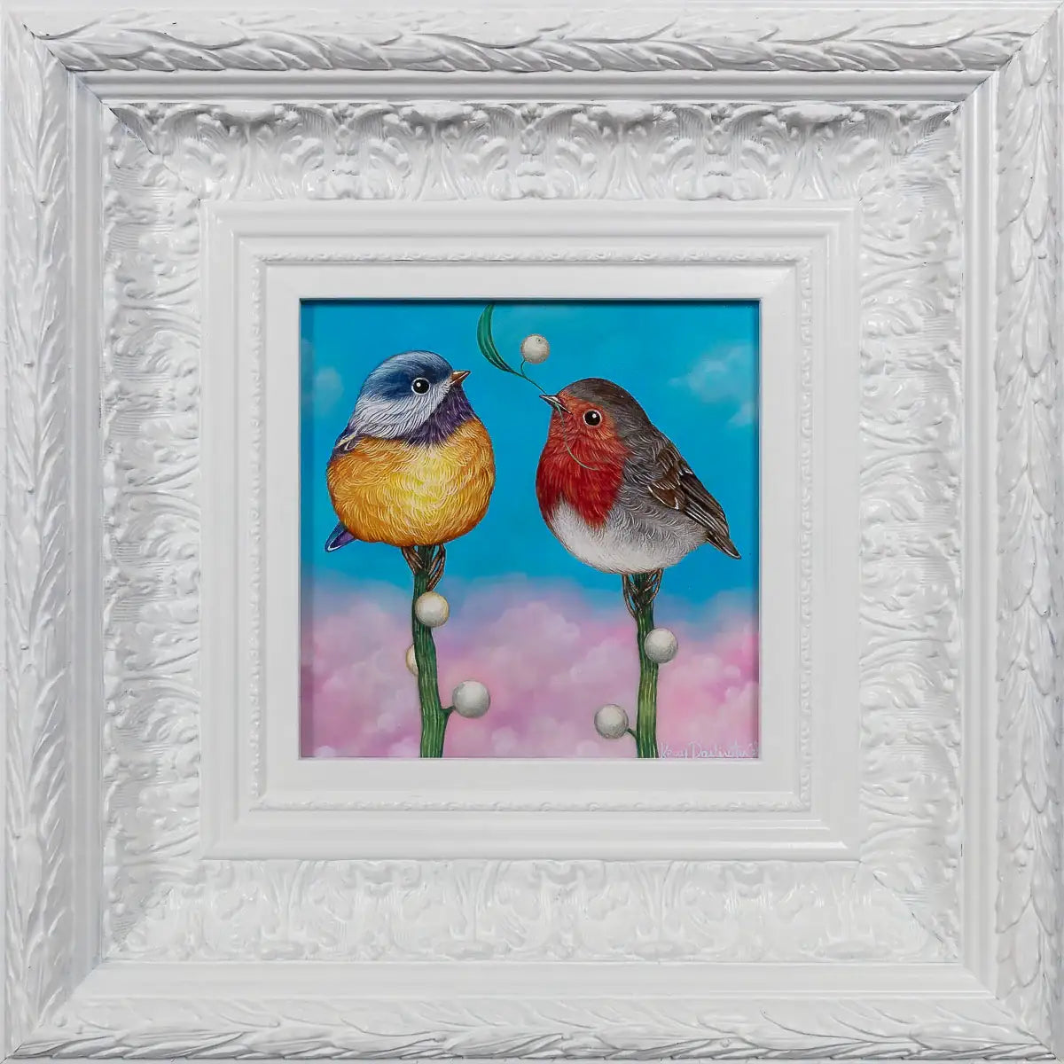 Winter Joy - Original - SOLD by artist Kerry Darlington - Wyecliffe Galleries