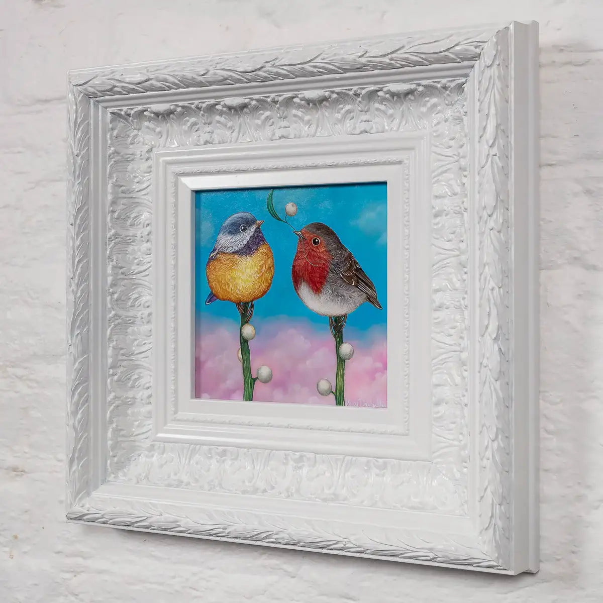 Winter Joy - Original - SOLD by artist Kerry Darlington - Wyecliffe Galleries