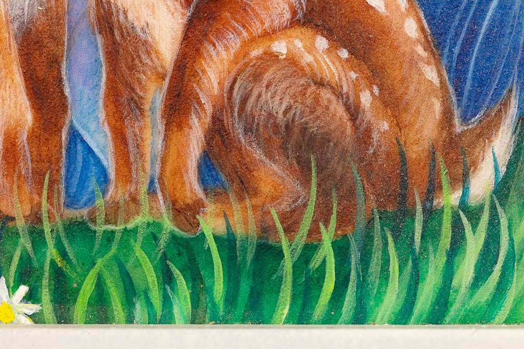 Woodland Fawns - Original - SOLD