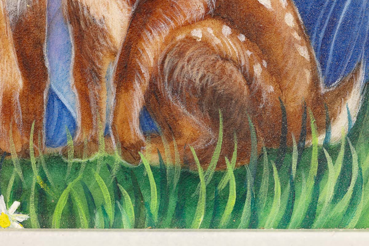 Woodland Fawns - Original - SOLD