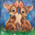 Woodland Fawns - Original - SOLD