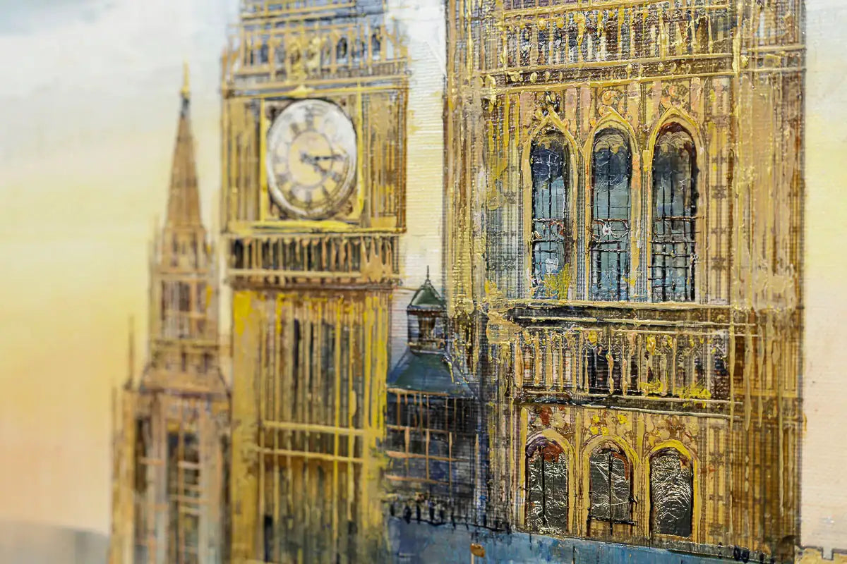 Wrapped In London's Timeless Embrace - Original - SOLD
