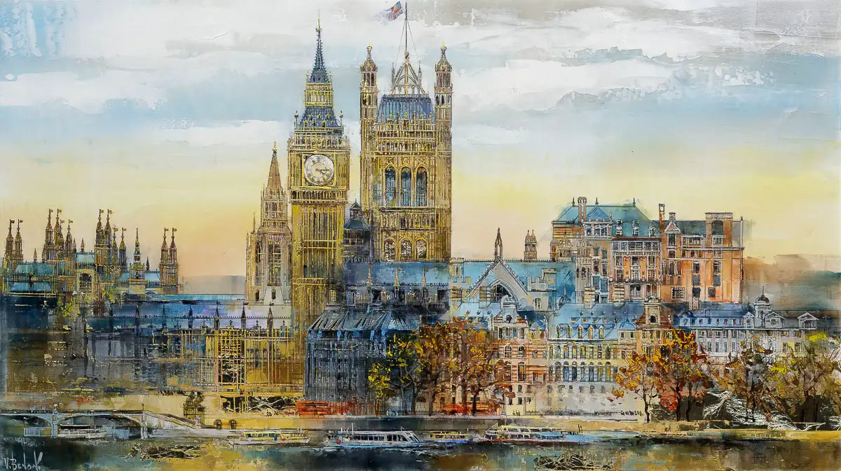 Wrapped In London's Timeless Embrace - Original - SOLD