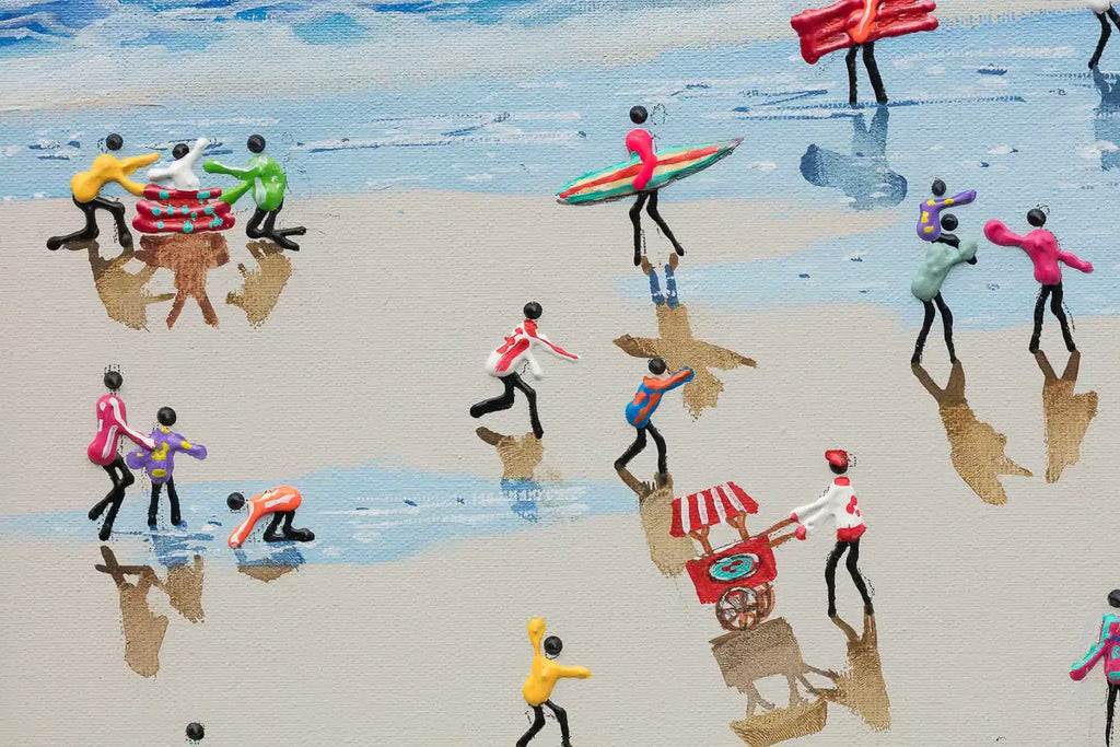 You, Me And The Ocean - Original by artist Paola Cassais - Wyecliffe Galleries