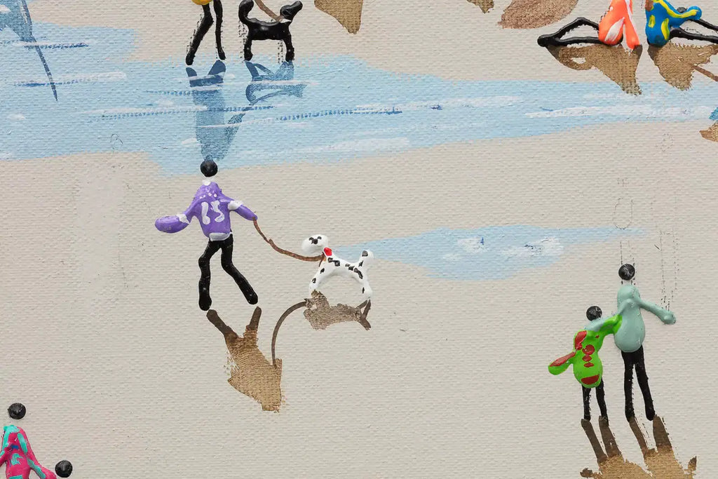 You, Me And The Ocean - Original by artist Paola Cassais - Wyecliffe Galleries