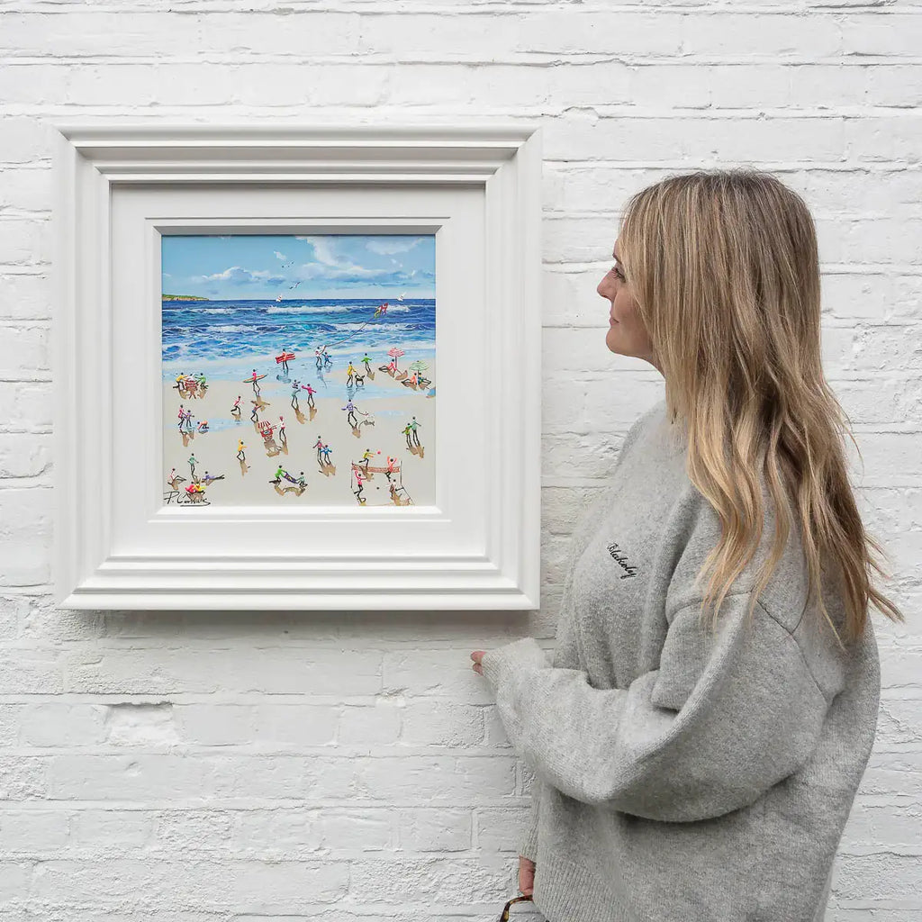 You, Me And The Ocean - Original by artist Paola Cassais - Wyecliffe Galleries