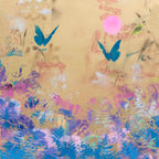 Meeting At Night - Original - SOLD by artist Alexander Rhys - Wyecliffe Galleries