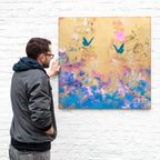 Meeting At Night - Original - SOLD by artist Alexander Rhys - Wyecliffe Galleries