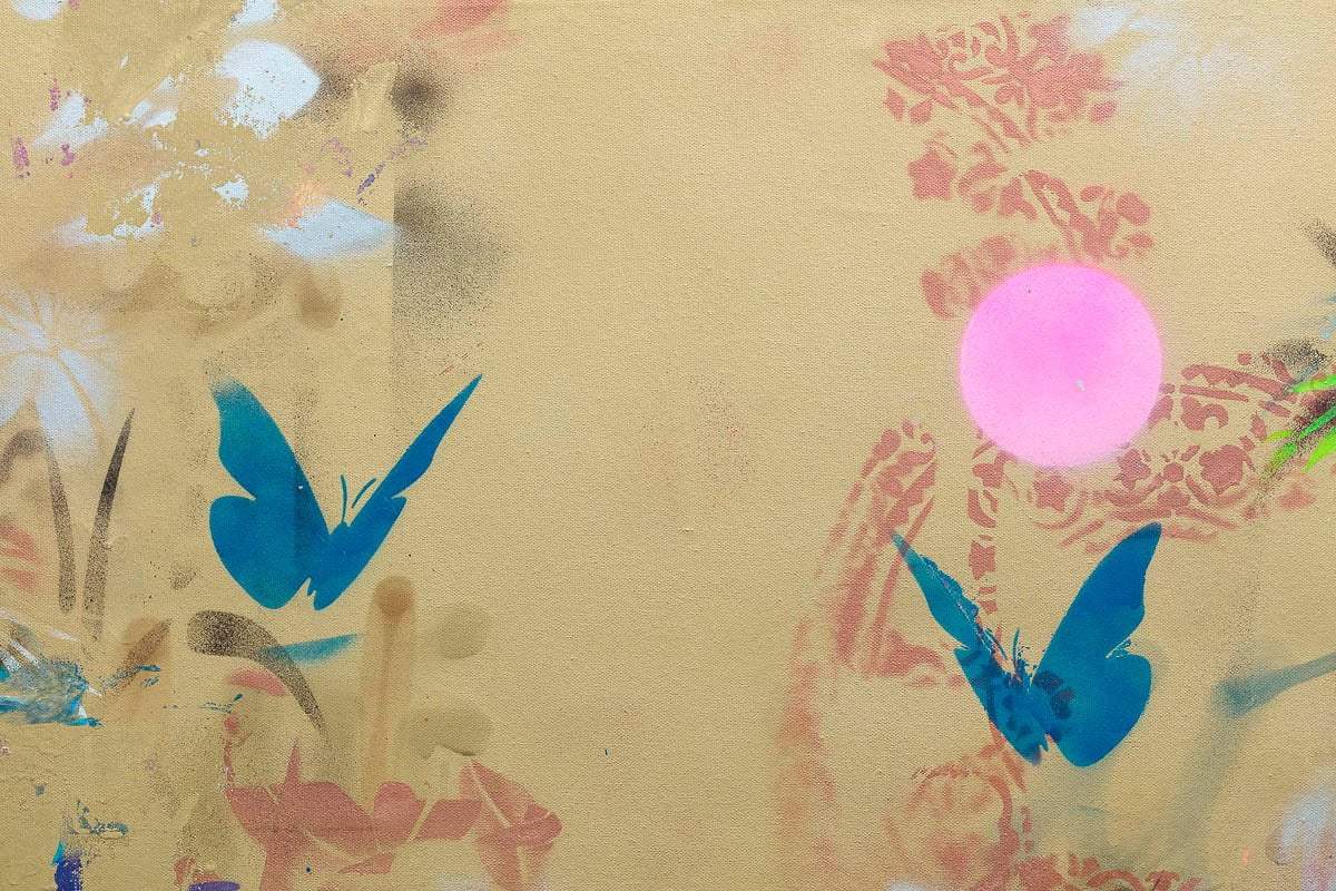 Meeting At Night - Original - SOLD by artist Alexander Rhys - Wyecliffe Galleries