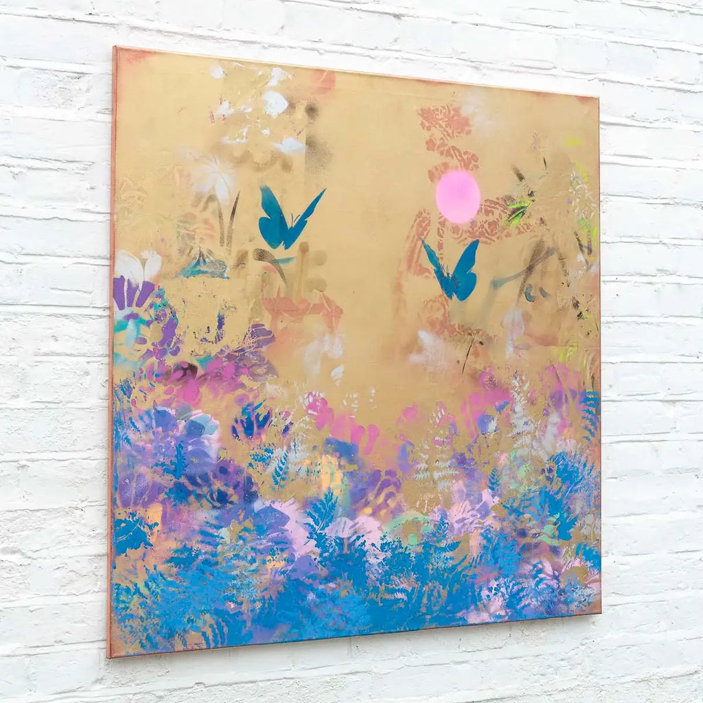 Meeting At Night - Original - SOLD by artist Alexander Rhys - Wyecliffe Galleries