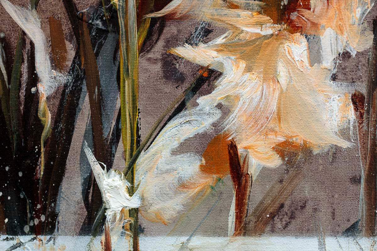 Faded Beauty - Original - SOLD by artist Alison Johnson - Wyecliffe Galleries