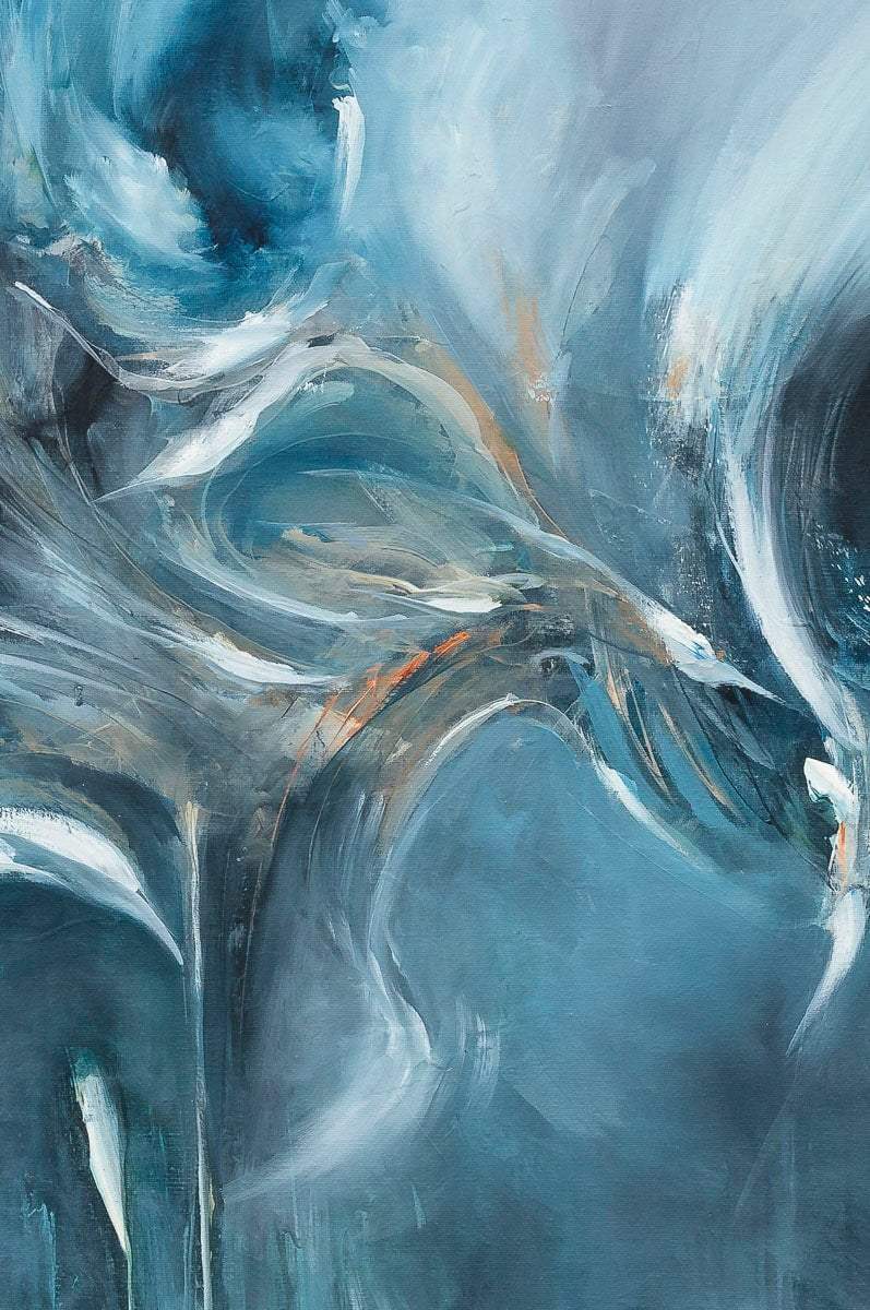 The Twist - Original - SOLD by artist Alison Johnson - Wyecliffe Galleries