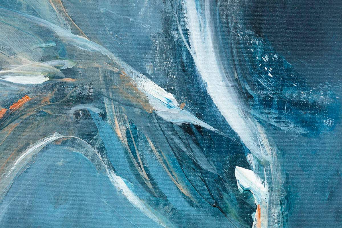 The Twist - Original - SOLD by artist Alison Johnson - Wyecliffe Galleries