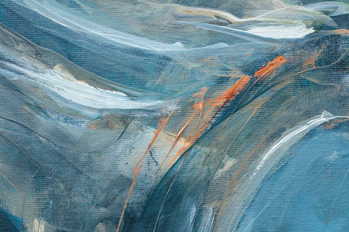 The Twist - Original - SOLD by artist Alison Johnson - Wyecliffe Galleries