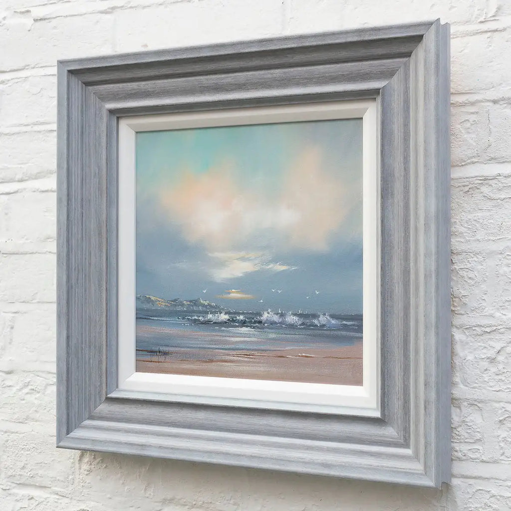 A Day At The Beach Restores The Soul - Original by artist Allan Morgan - Wyecliffe Galleries