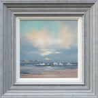 A Day At The Beach Restores The Soul - Original by artist Allan Morgan - Wyecliffe Galleries