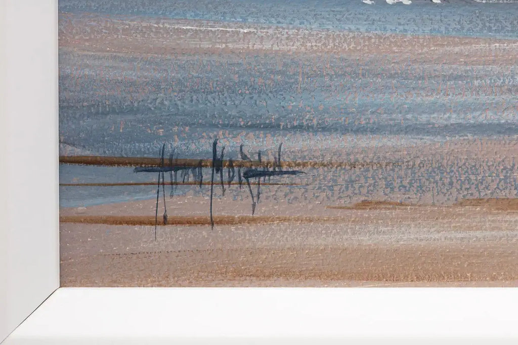 A Day At The Beach Restores The Soul - Original by artist Allan Morgan - Wyecliffe Galleries