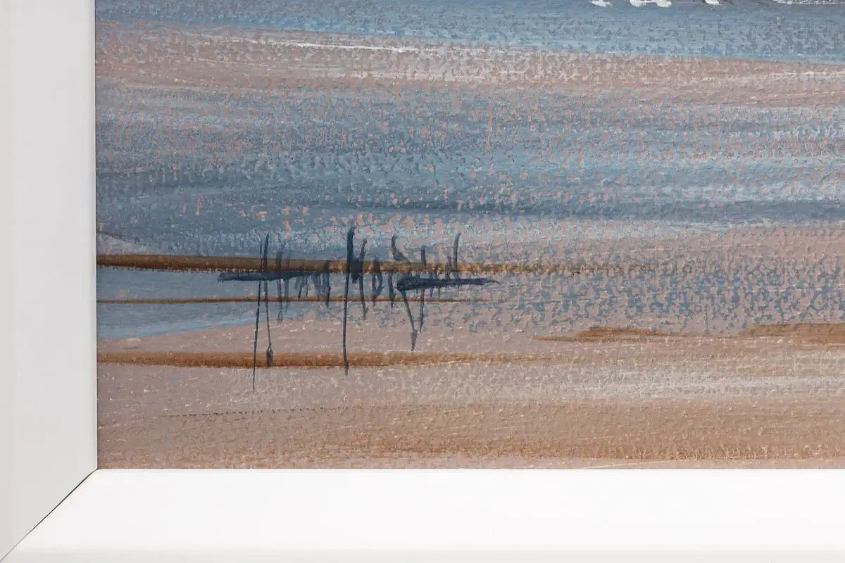 A Day At The Beach Restores The Soul - Original by artist Allan Morgan - Wyecliffe Galleries