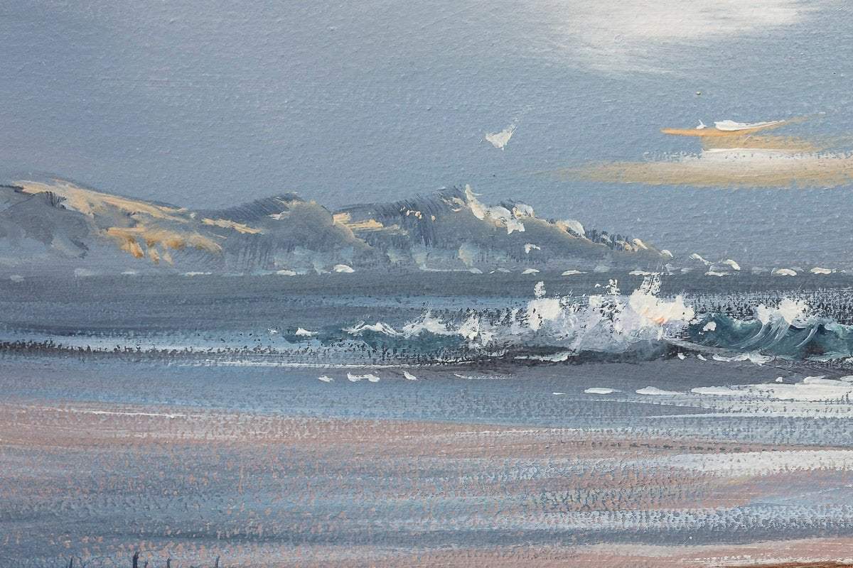 A Day At The Beach Restores The Soul - Original by artist Allan Morgan - Wyecliffe Galleries