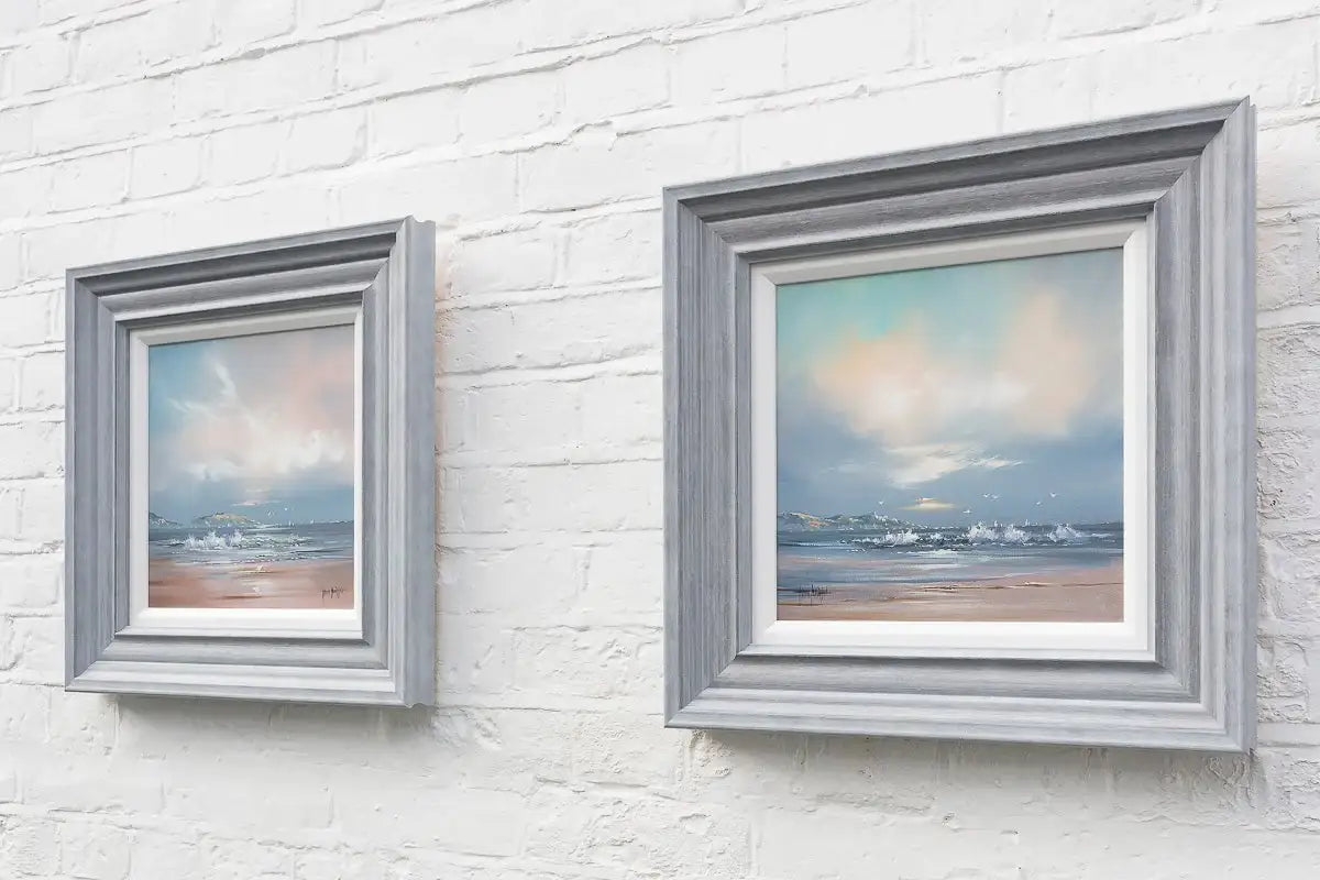 A Day At The Beach Restores The Soul - Original by artist Allan Morgan - Wyecliffe Galleries