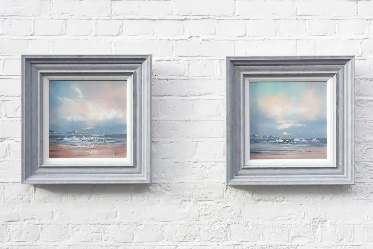 A Day At The Beach Restores The Soul - Original by artist Allan Morgan - Wyecliffe Galleries