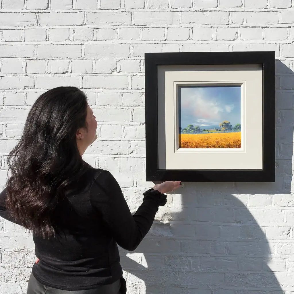 Blades Of Gold - Original by artist Allan Morgan - Wyecliffe Galleries